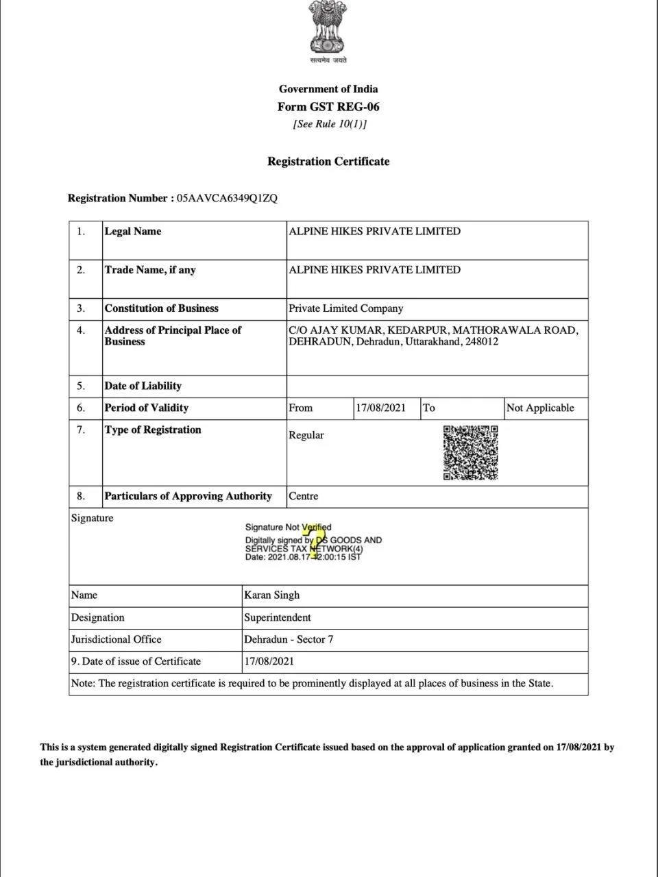 GST registration