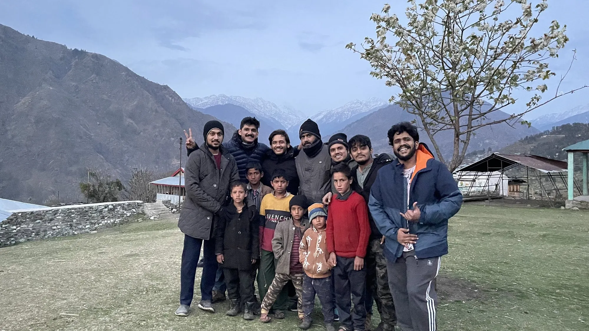 A family trek — kids included