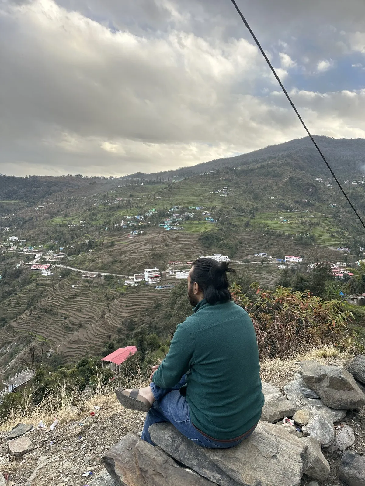 Looking over the valley at Chopta