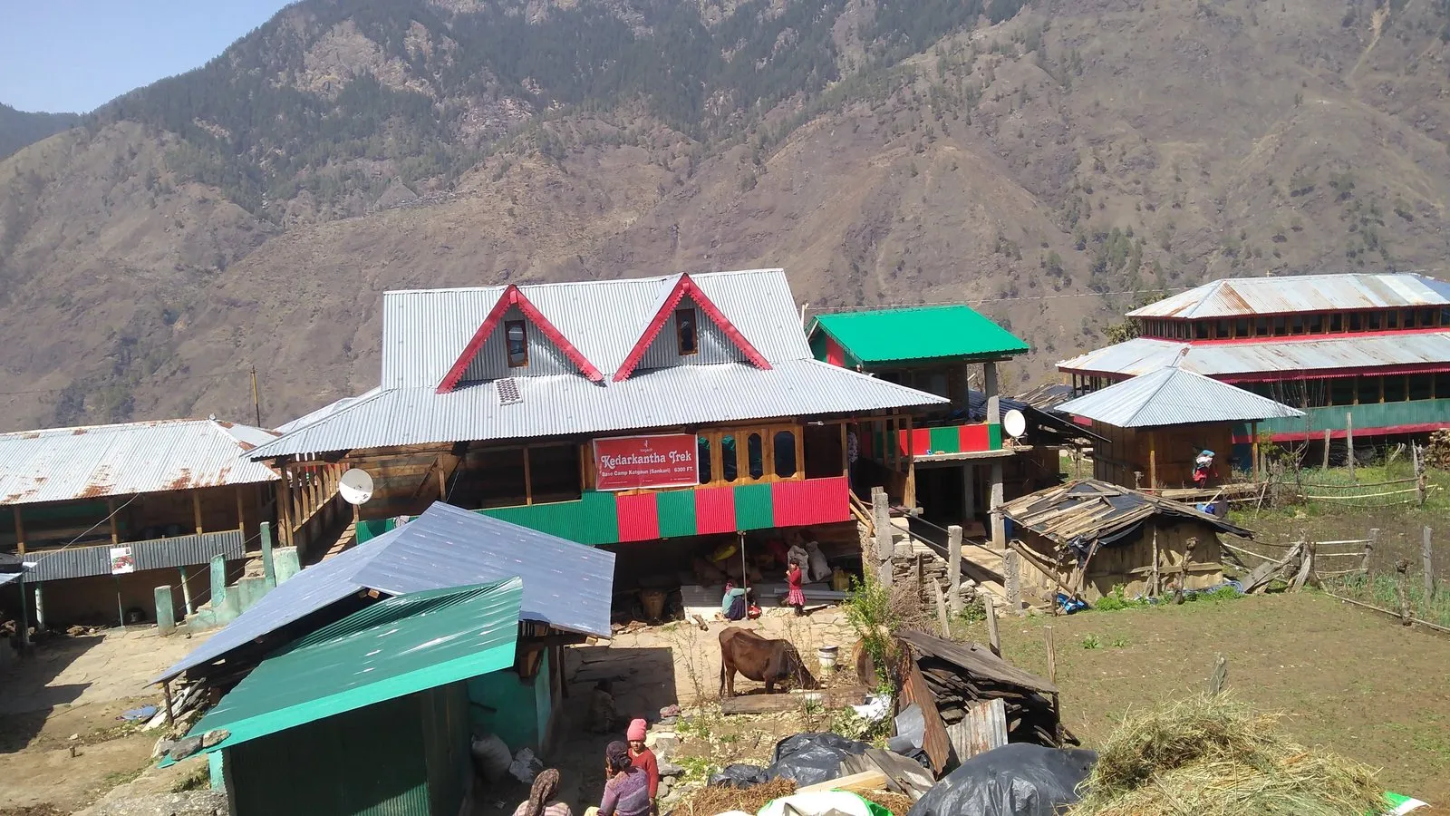 Wooden houses of Sankri village