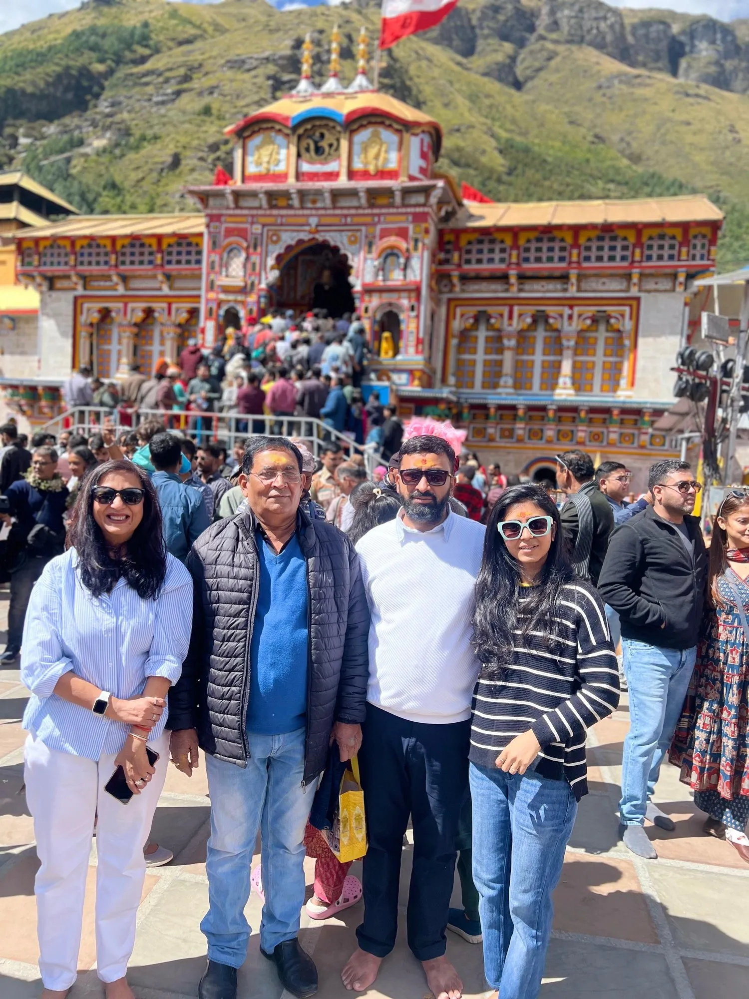 Another happy family at Badrinath