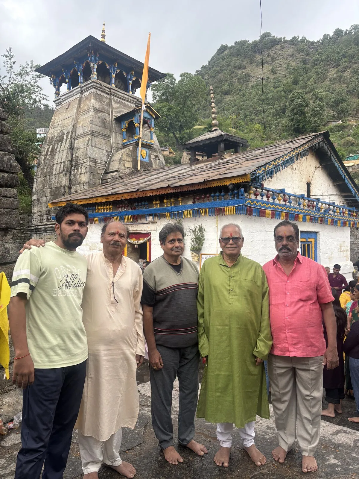 Our group at Triyuginarayan temple